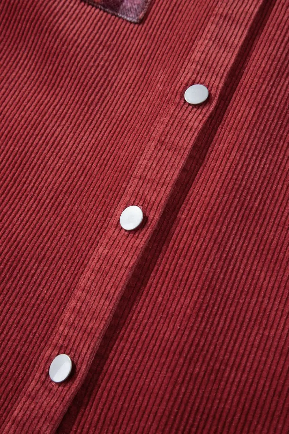 Gold Flame Oversized Corduroy Jacket - Love Salve